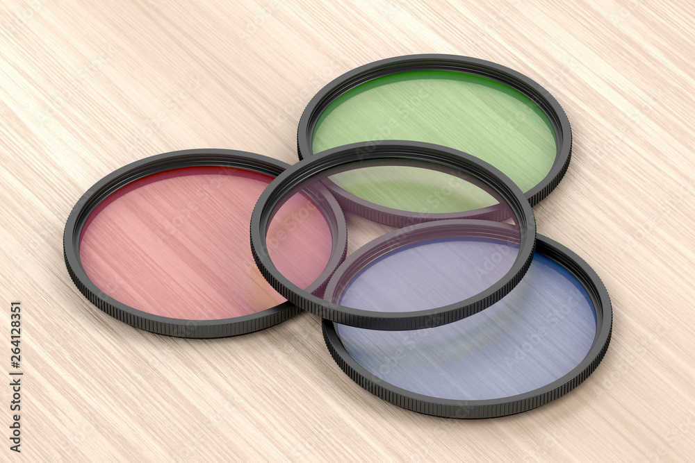 Fototapeta premium Different photographic filters