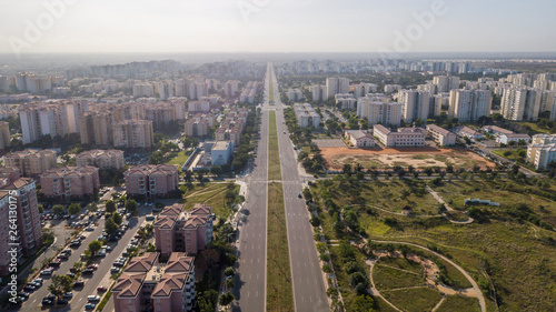 Obraz na płótnie Main road in City of Kilamba in Luanda