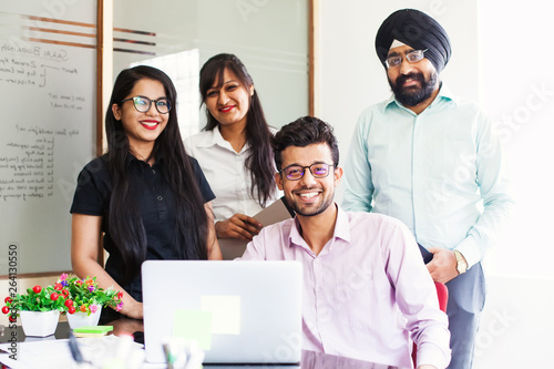 Indian business team