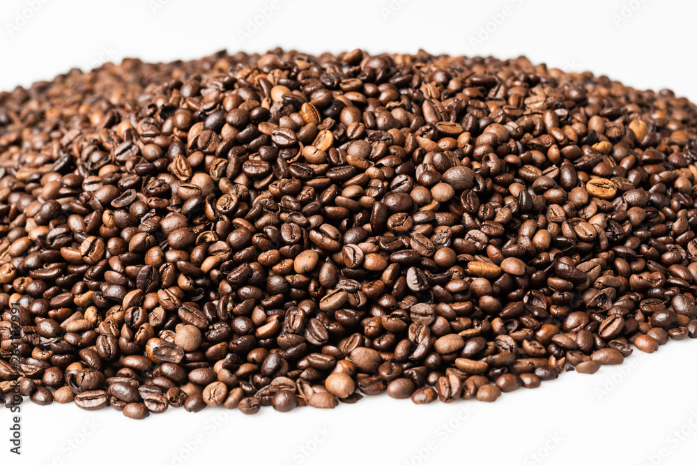 Pattern of roasted coffee beans Pattern of roasted coffee beans