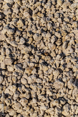 Construction gravel as abstract background