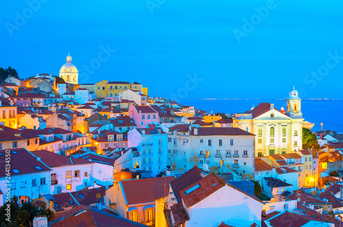 Skyline  Lisbon Old Town Alfama