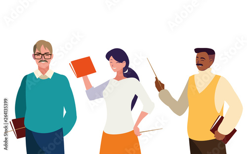 teachers group avatars characters