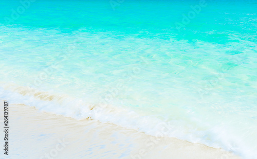 Fototapeta Naklejka Na Ścianę i Meble -  Tropical beach colors abstract