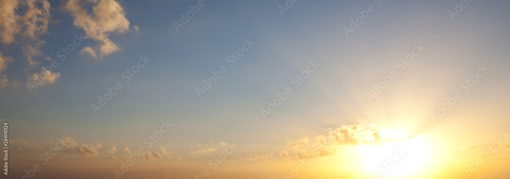 Fototapeta premium Sunset background
