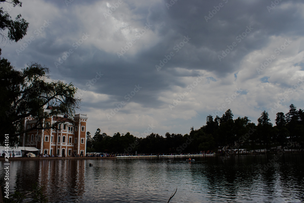 Fototapeta premium Casa del lago