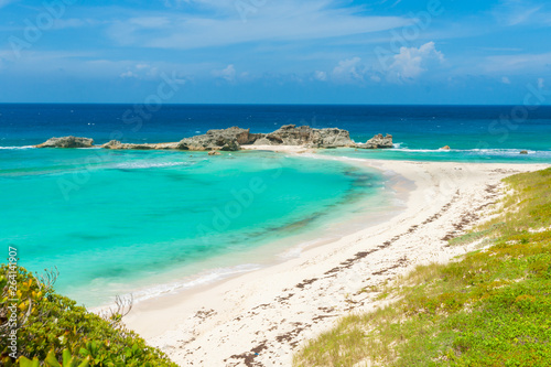 Beautiful Caribbean island beach