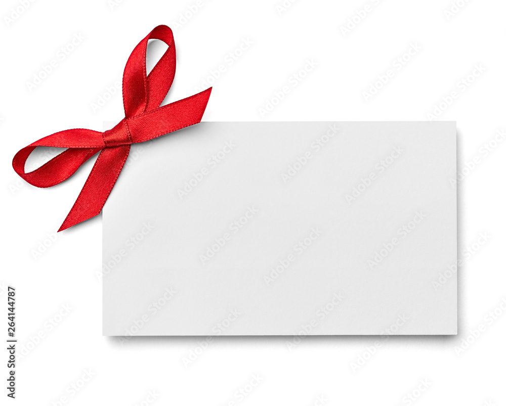 ribbon bow card note chirstmas celebration greeting ribbon bow card note chirstmas celebration greeting