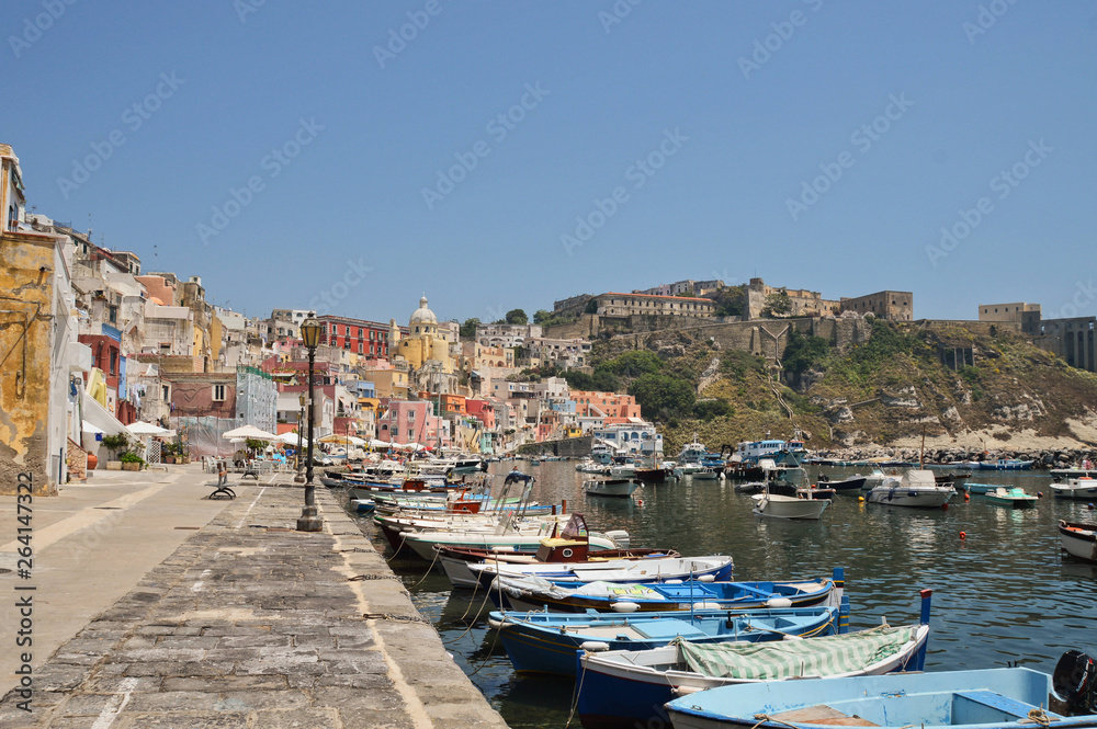 The fishing port of the island of Procida