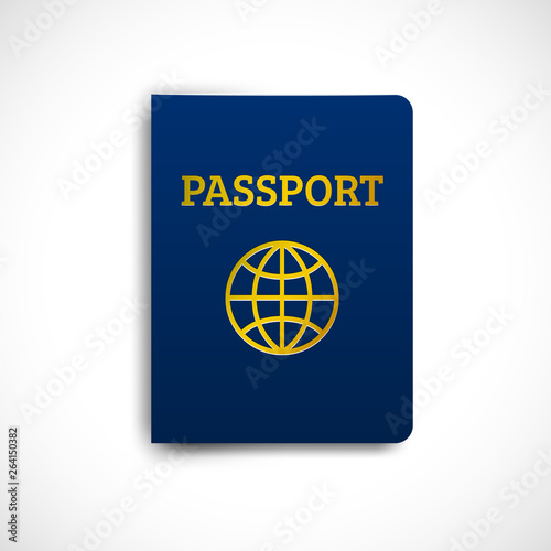 International passport blue cover