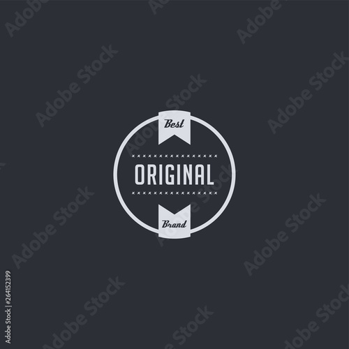 premium original quality badge label