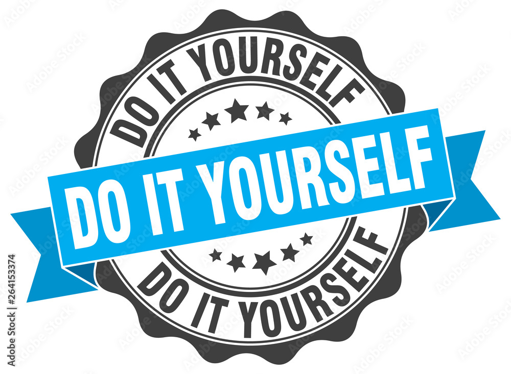 Obraz premium do it yourself stamp. sign. seal
