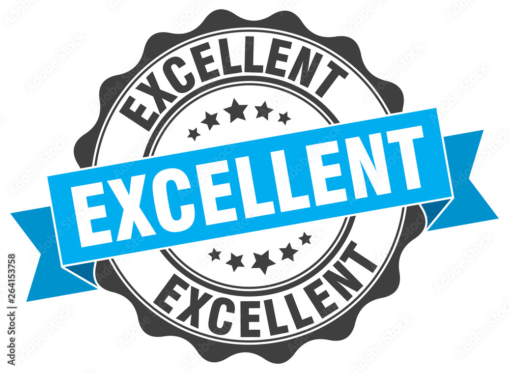 Fototapeta premium excellent stamp. sign. seal