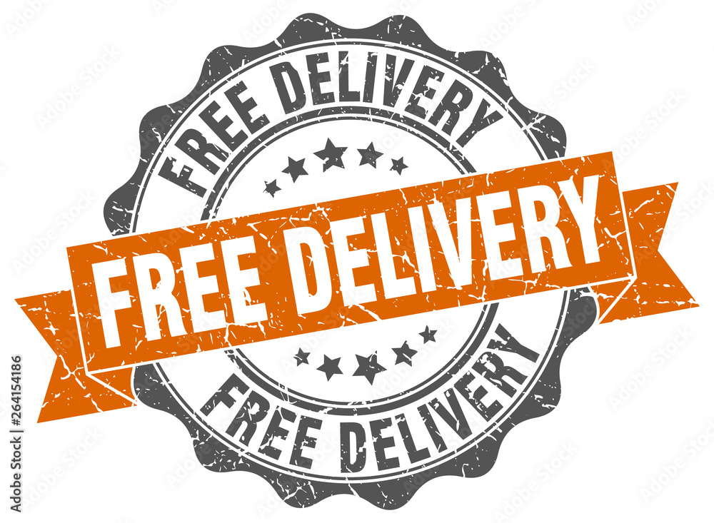 Obraz premium free delivery stamp. sign. seal