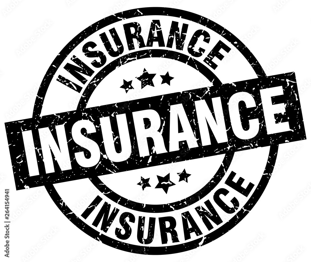 insurance round grunge black stamp insurance round grunge black stamp