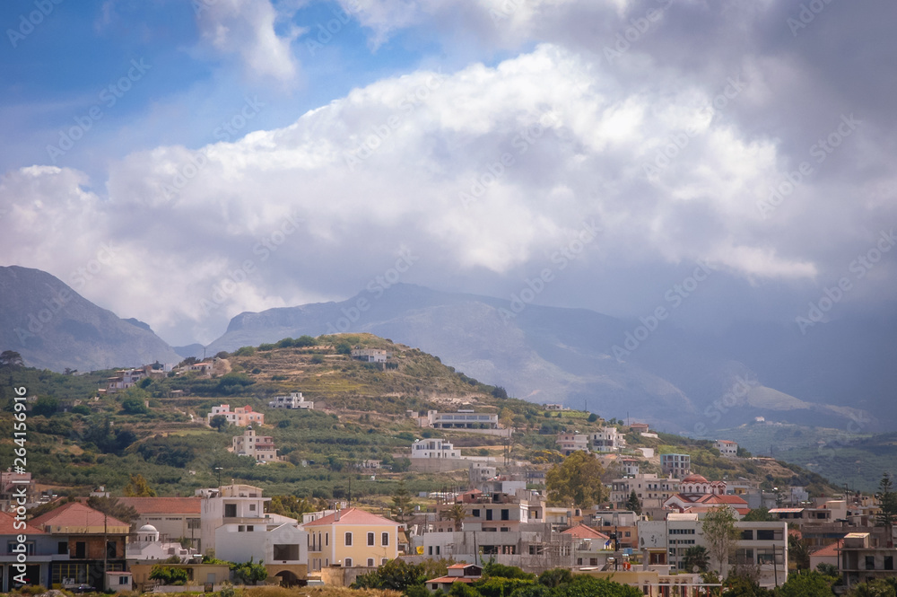 Kissamos town on a Greek Island of Crete