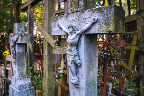 Hill of Crosses, part of Holy Mount Grabarka, the most important location of Orthodox worship in Poland © Fotokon