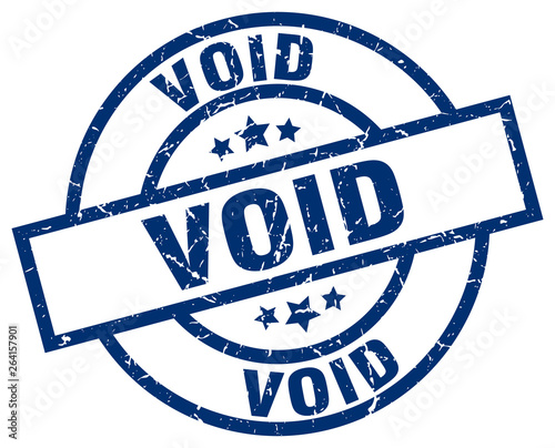 void blue round grunge stamp