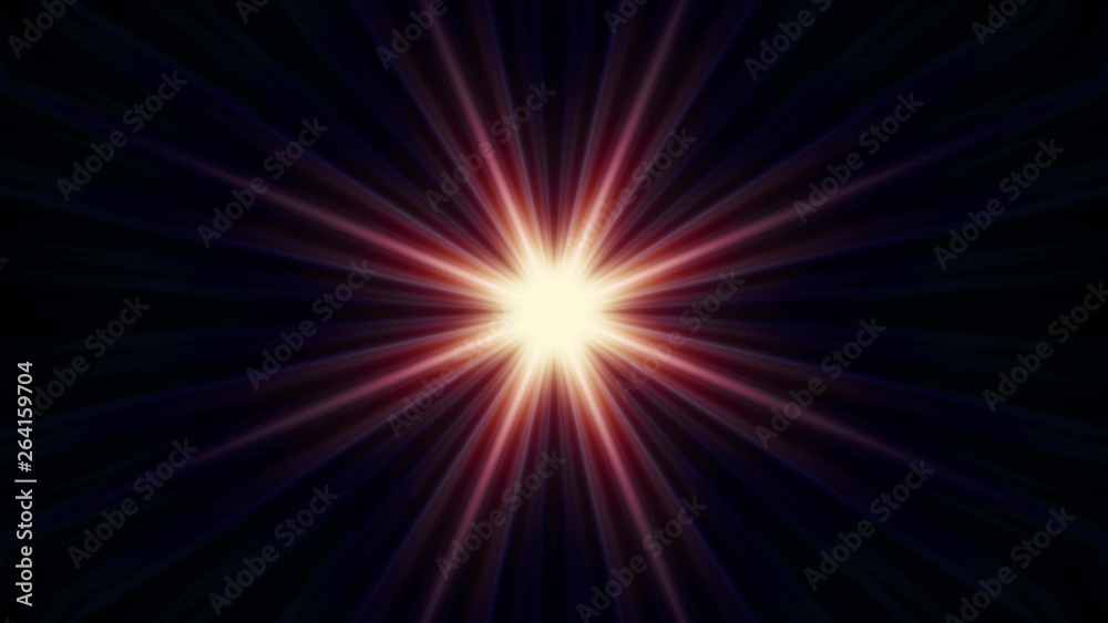 Fototapeta premium ornamental light rays kaleidoscope psychedelic pattern illustration background New holiday native colorful universal oyful music stock image
