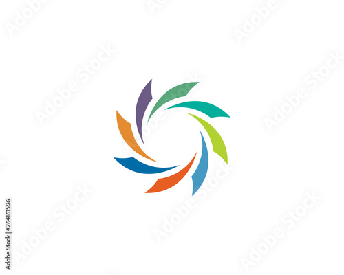 Vortex vector illustration icon Logo Template design