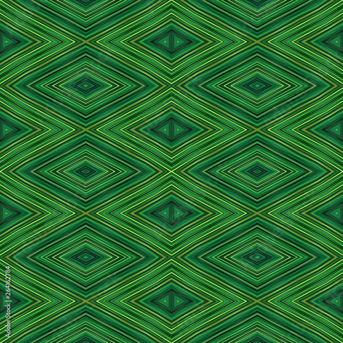 seamless diamond pattern with green  dark green colors. repeating arabesque background for textile fashion  digital printing  postcards or wallpaper design.