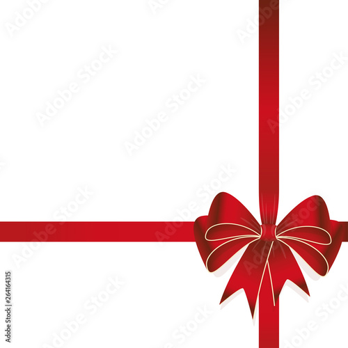 red colored ribbon bow