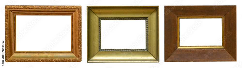 Picture frames collection set isolated on white Picture frames collection set isolated on white
