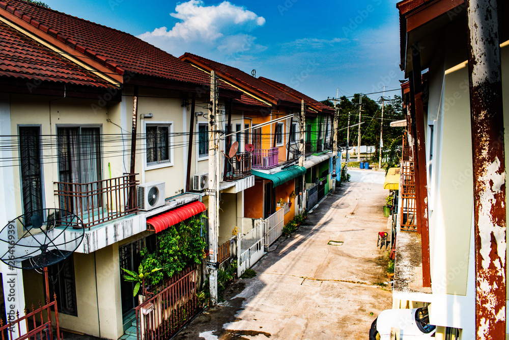 Bright house in Thailand