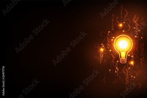 Technology background vector in creative style.