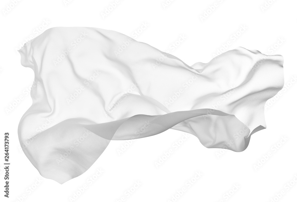 white cloth fabric textile wind - obrazy, fototapety, plakaty 