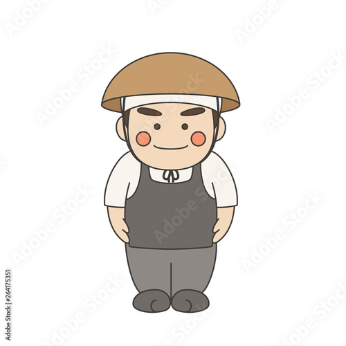 男性キャラクター車夫