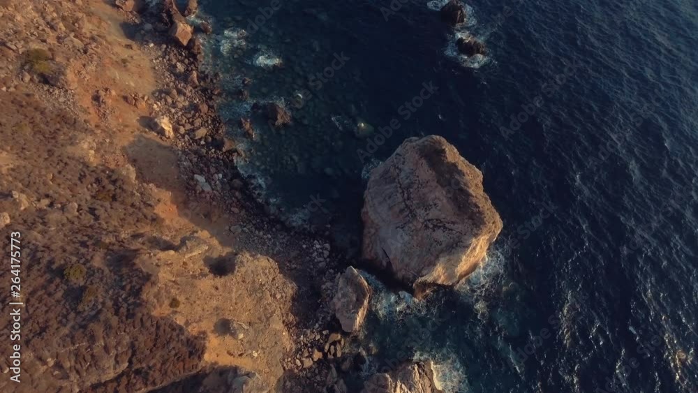 Aerial shots of a seaside in Greece. Aerial shots of a seaside in Greece.