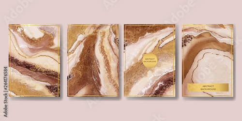  background texture luxury liquid marble and gold. for business cards, flyers, flyer, banner, website, paper printing. trend vector