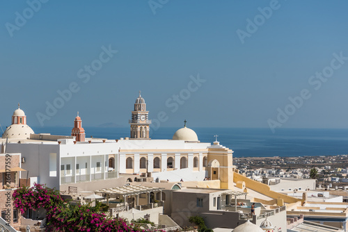 Four domes of Fira