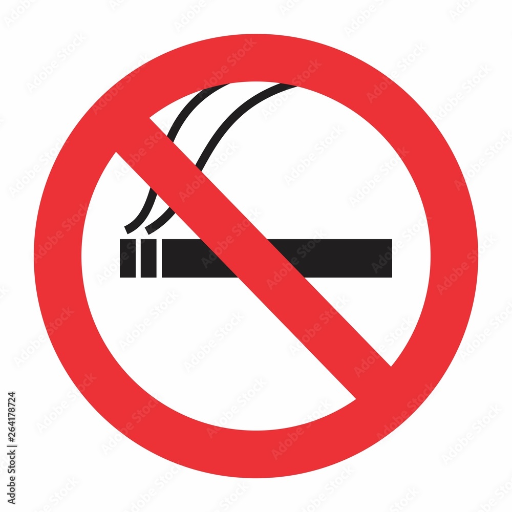 No smoking sign