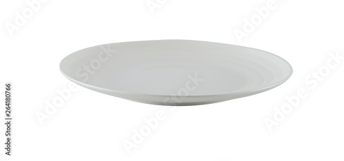 Expensive tableware ceramic ware white background