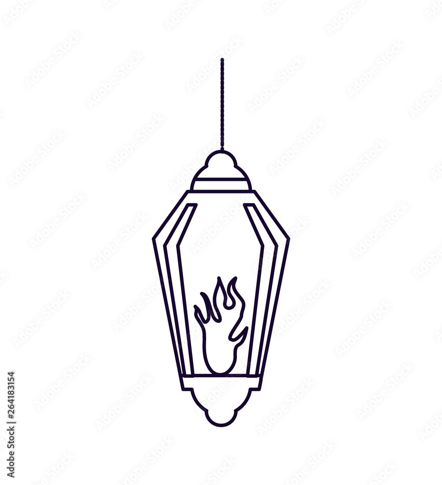 Ramadan Kareem lamp hanging Ramadan Kareem lamp hanging