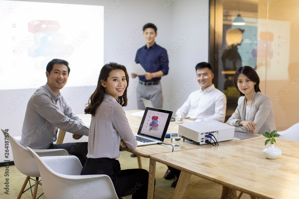 Business people having meeting in board room Business people having meeting in board room