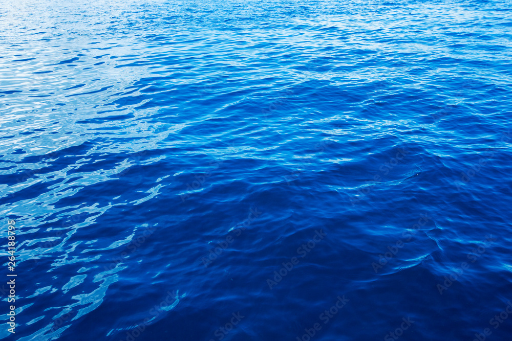 Fototapeta premium Blue sea water background