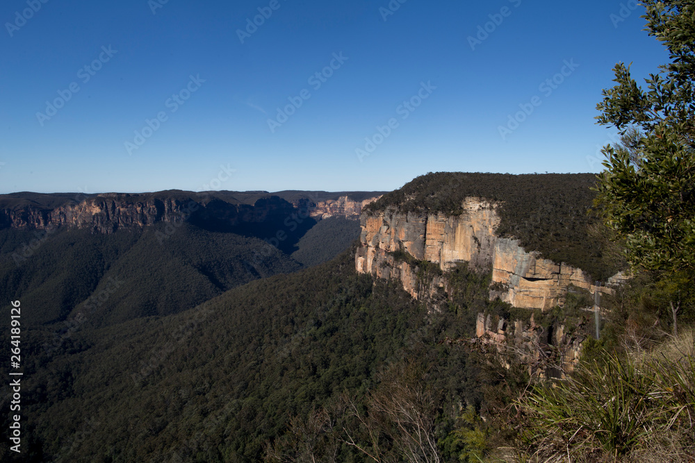 Blue Mountains with sky