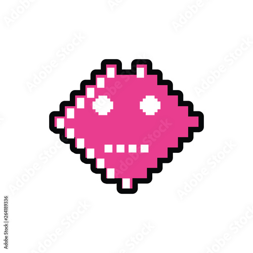 video game monster alien pixelated