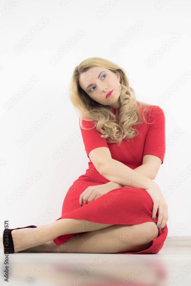 Fototapeta premium Beautiful Blond Woman