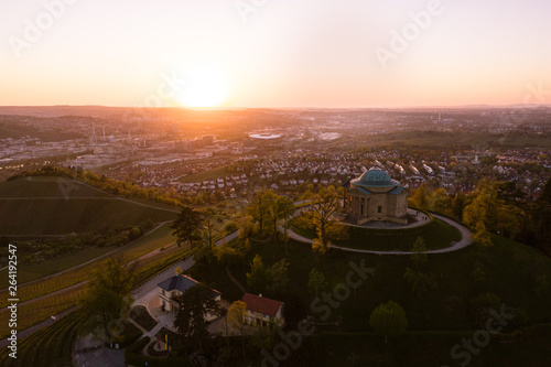 Grabkapelle Rotenberg at twilight