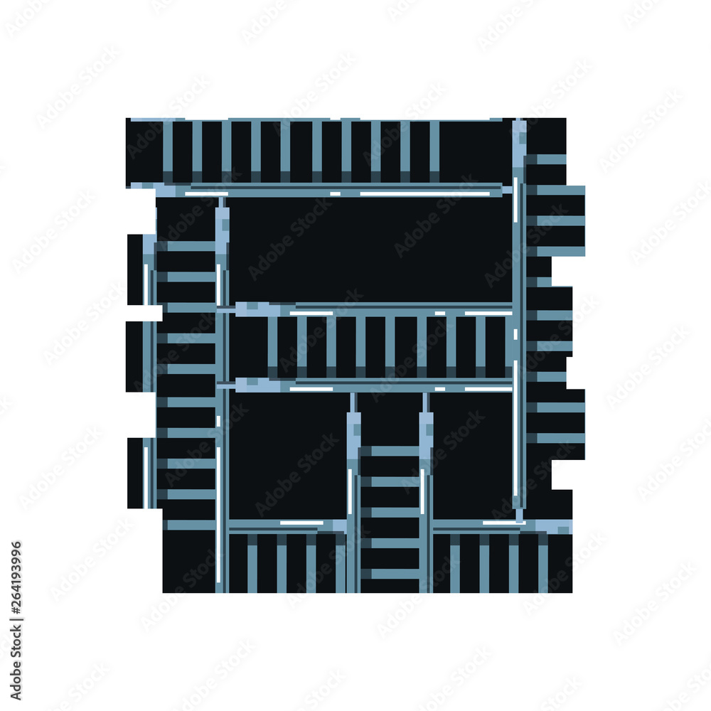 video game pixelate scene video game pixelate scene