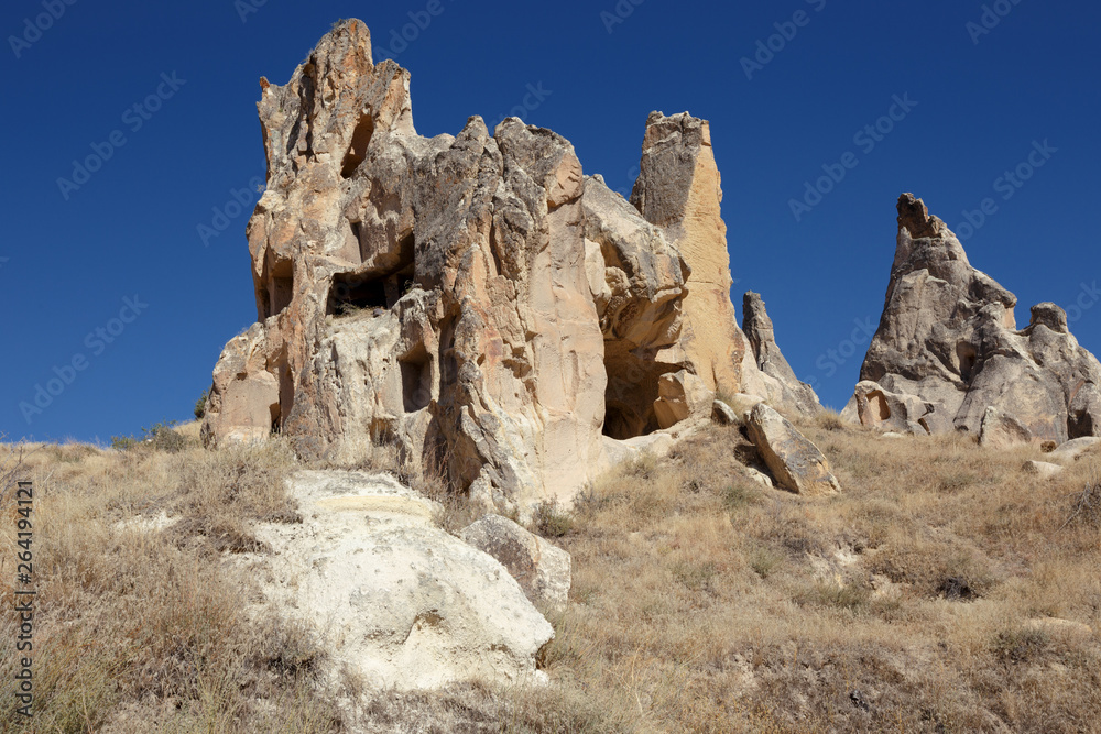 Fototapeta premium The famous Cappadocia. Ruins
