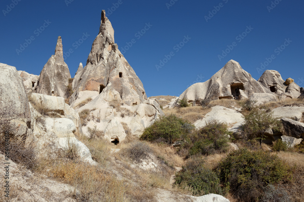Fototapeta premium The famous Cappadocia. Ruins