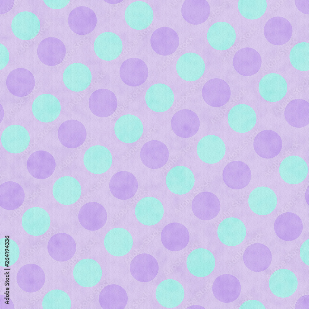 Blue and Purple Polka Dot Fabric Background Blue and Purple Polka Dot Fabric Background