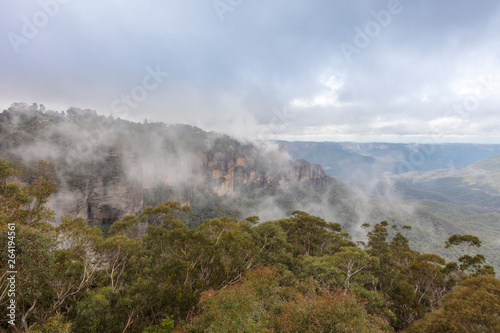 Scenic view at the Blue Mountains in New South Wales, Australia.