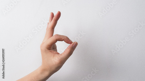 Wallpaper Mural empty hand on white background. Torontodigital.ca