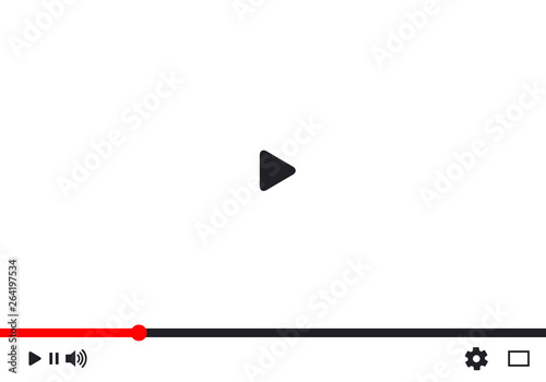 Multimedia player social media. Socisl media. Subscribe. Vector illustration. EPS 10